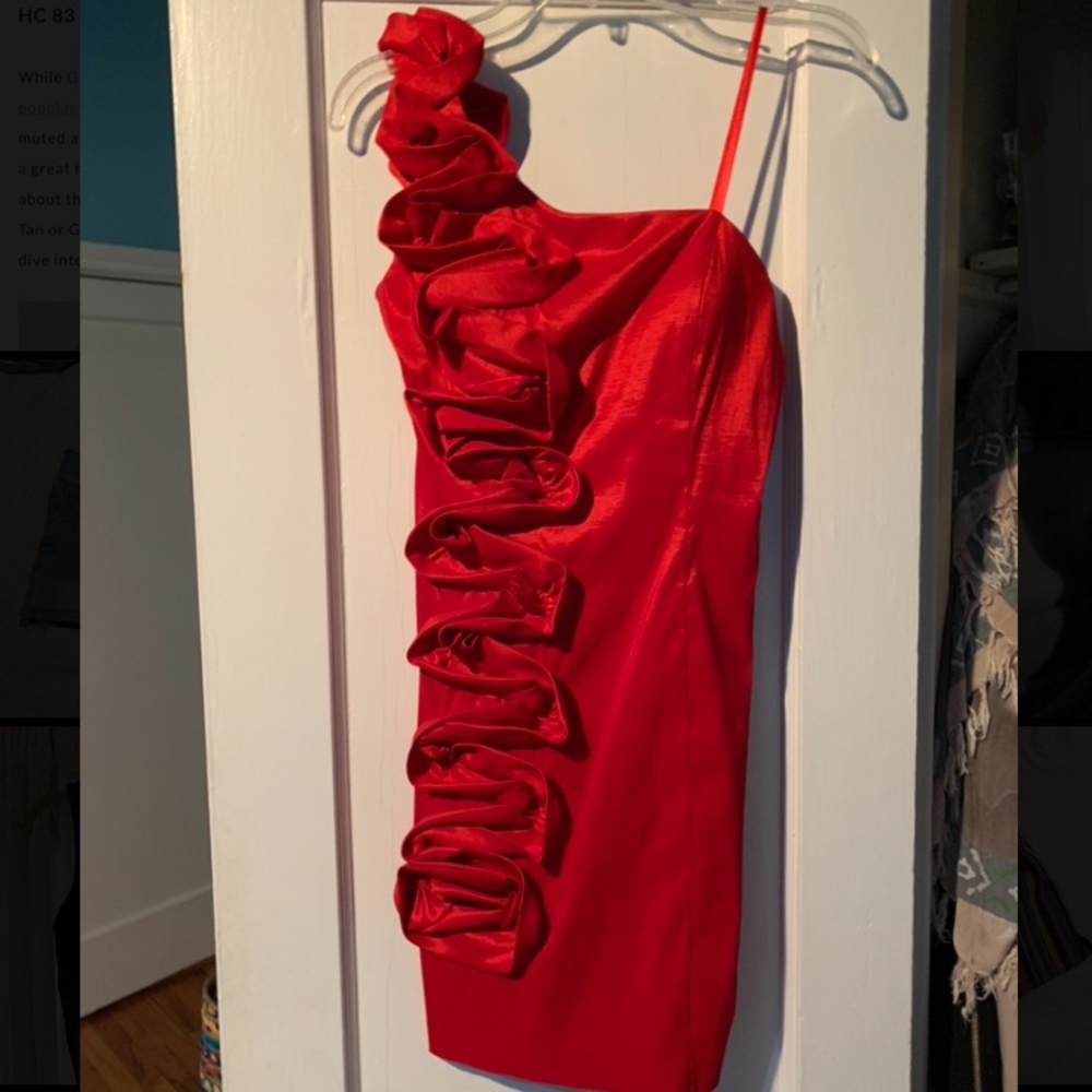 Red dress